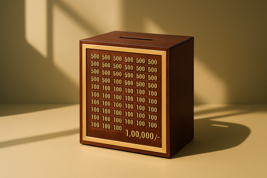 1 Lakh Money Box – Premium Cash Storage Box for Gifting & Saving | Noor Brands